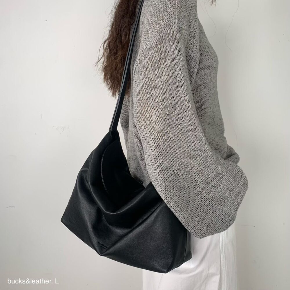 LINE_NOTE_260611_37 bucks&leather 經典磁吸扣肩背包/特大款