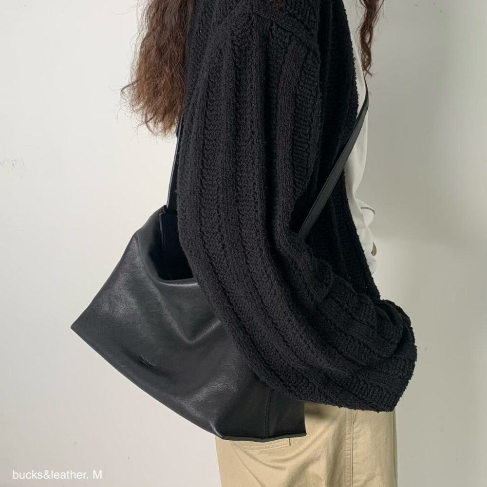LINE_NOTE_260611_47 bucks&leather 經典磁吸扣肩背包/大款