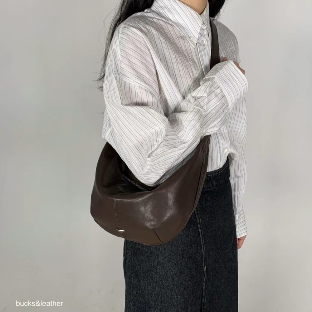 LINE_NOTE_260611_70 bucks&leather 羊皮餃子包/肩背包