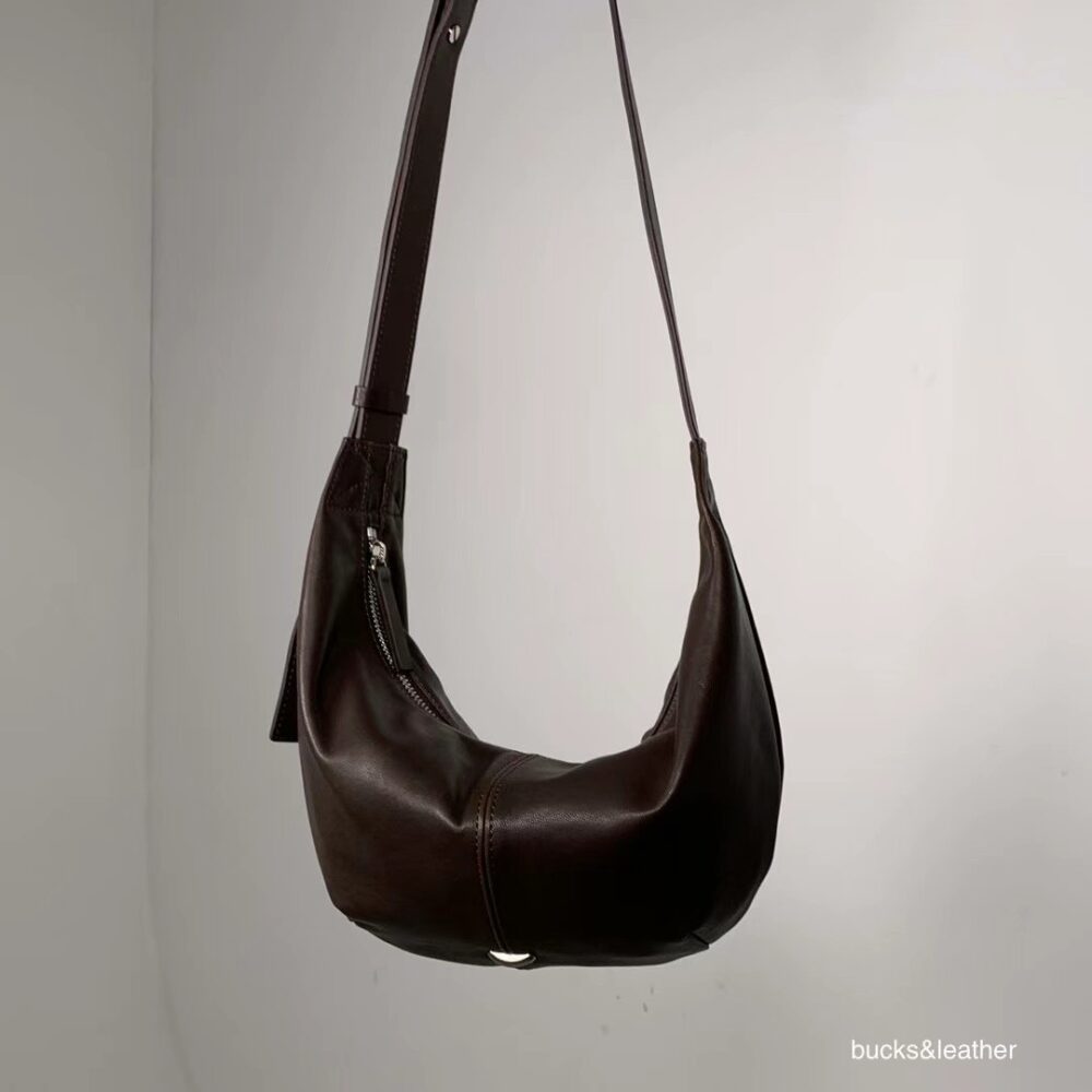 LINE_NOTE_260611_72 bucks&leather 羊皮餃子包/肩背包