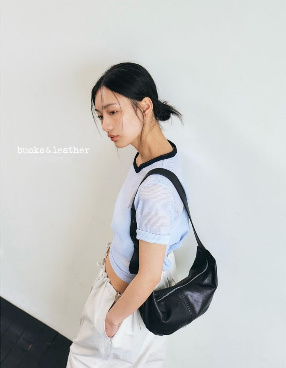 LINE_NOTE_260611_73 bucks&leather 羊皮餃子包/肩背包
