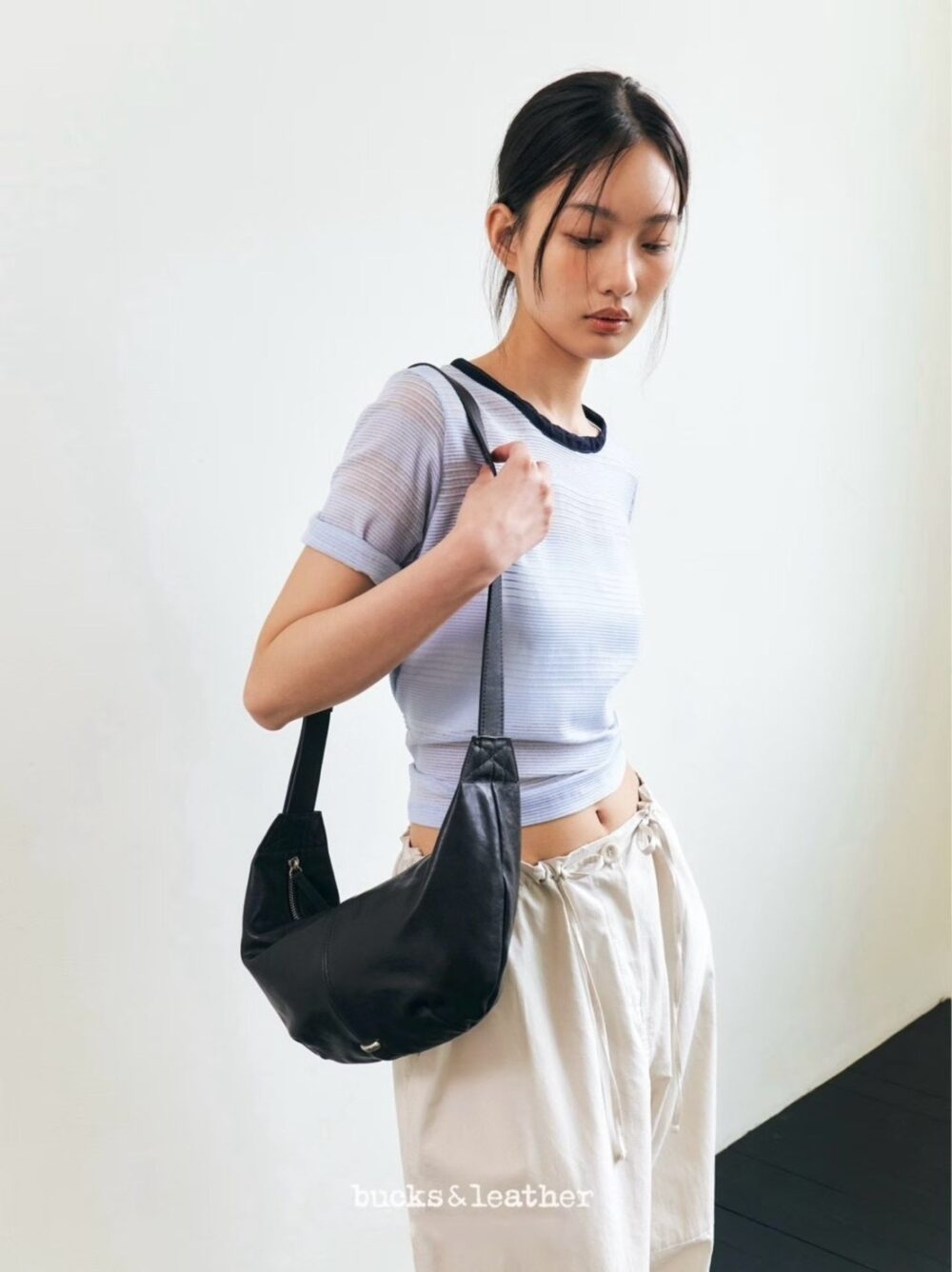 LINE_NOTE_260611_74 bucks&leather 羊皮餃子包/肩背包