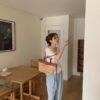 Leonie 牛皮編織包/度假必備