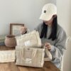 Theally 方型手提媽媽包/單肩包/斜肩包