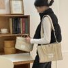 Theally 方型手提媽媽包/單肩包/斜肩包