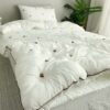 韓國棉被 經典刺繡熊熊四季厚被