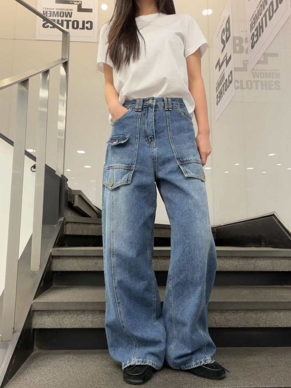 LINE_ALBUM_2026727_260727_9 #1264 寬鬆造型口袋牛仔褲