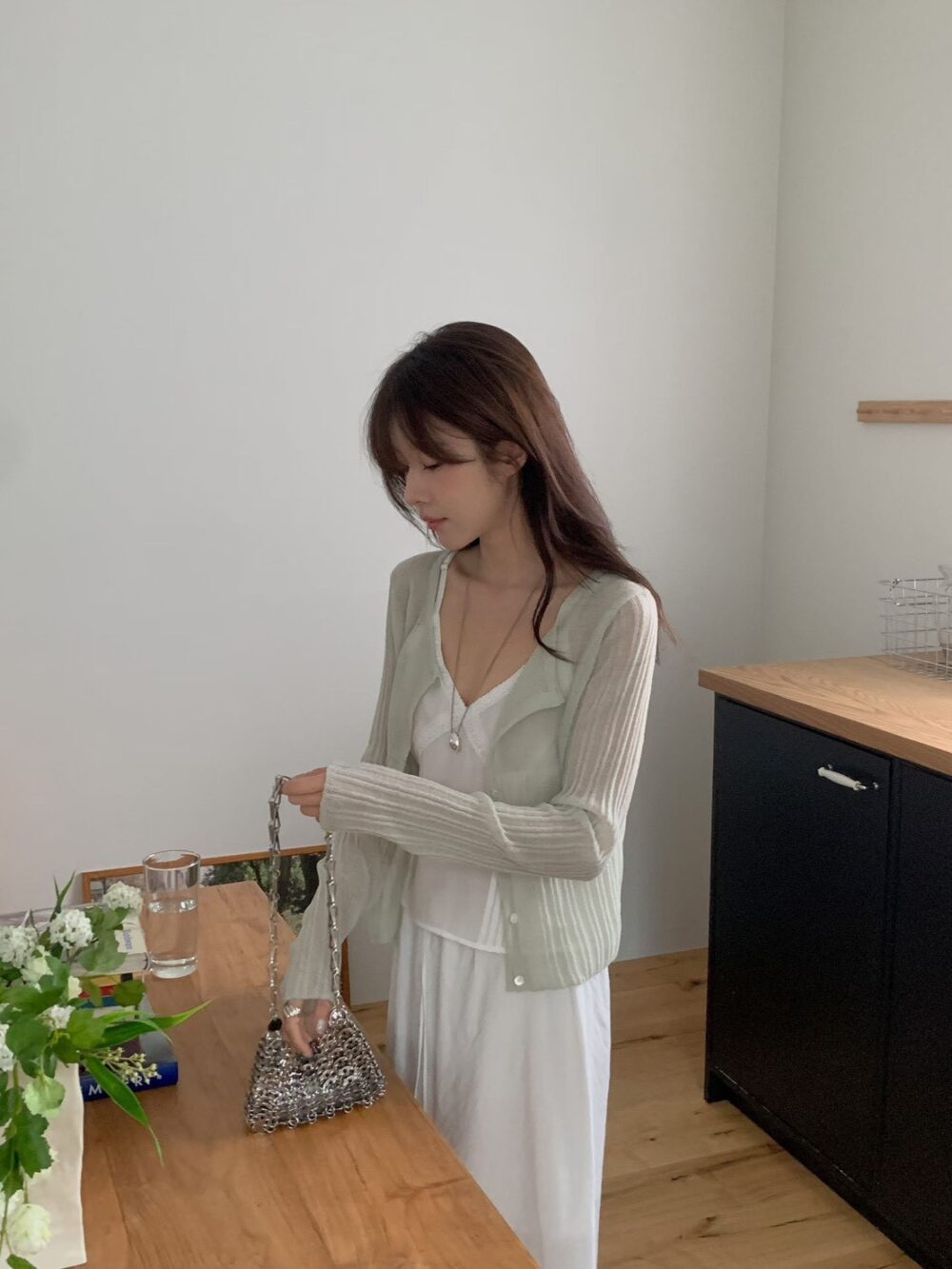 LINE_ALBUM_現貨_260713_18 綠色夏季薄款針織衫