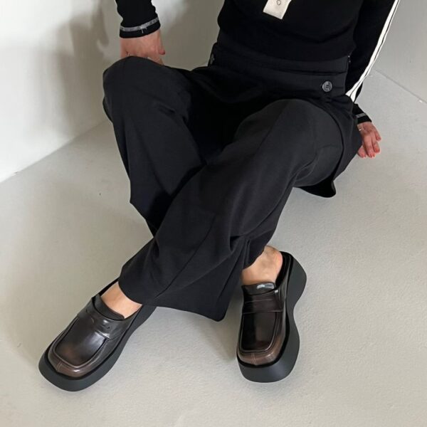 LINE_ALBUM_鞋_260124_24 厚底穆勒鞋/棕色24.5