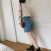 韓國女鞋 秋冬款真皮短筒靴