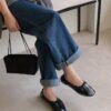 韓國女鞋 蝴蝶結芭蕾舞平底鞋