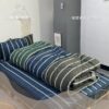 韓國棉被 簡約線條厚款四季被