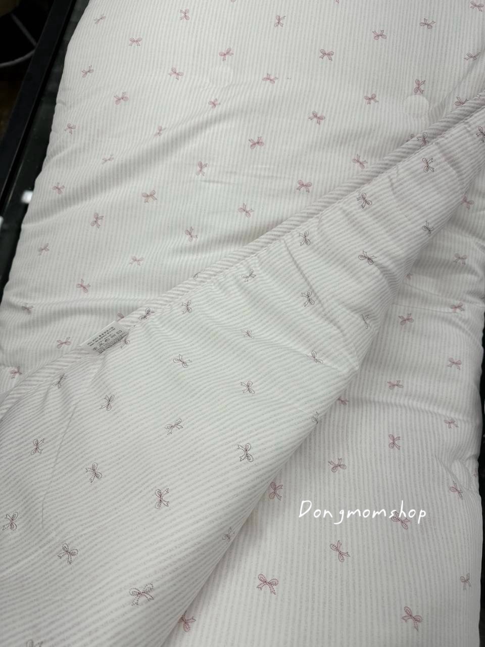 韓國棉被 少女心蝴蝶結條紋四季被