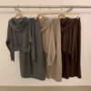 LINE_NOTE_260805_11 韓國女裝 連帽外套+鬆緊長褲套裝