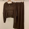 LINE_NOTE_260805_16 韓國女裝 連帽外套+鬆緊長褲套裝