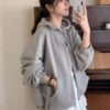 韓國女裝 入秋連帽外套