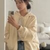 韓國女裝 入秋連帽外套