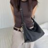 bucks&leather 拉鍊肩背菱角包/小款