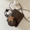 bucks&leather 正方形簡約保齡球迷你包
