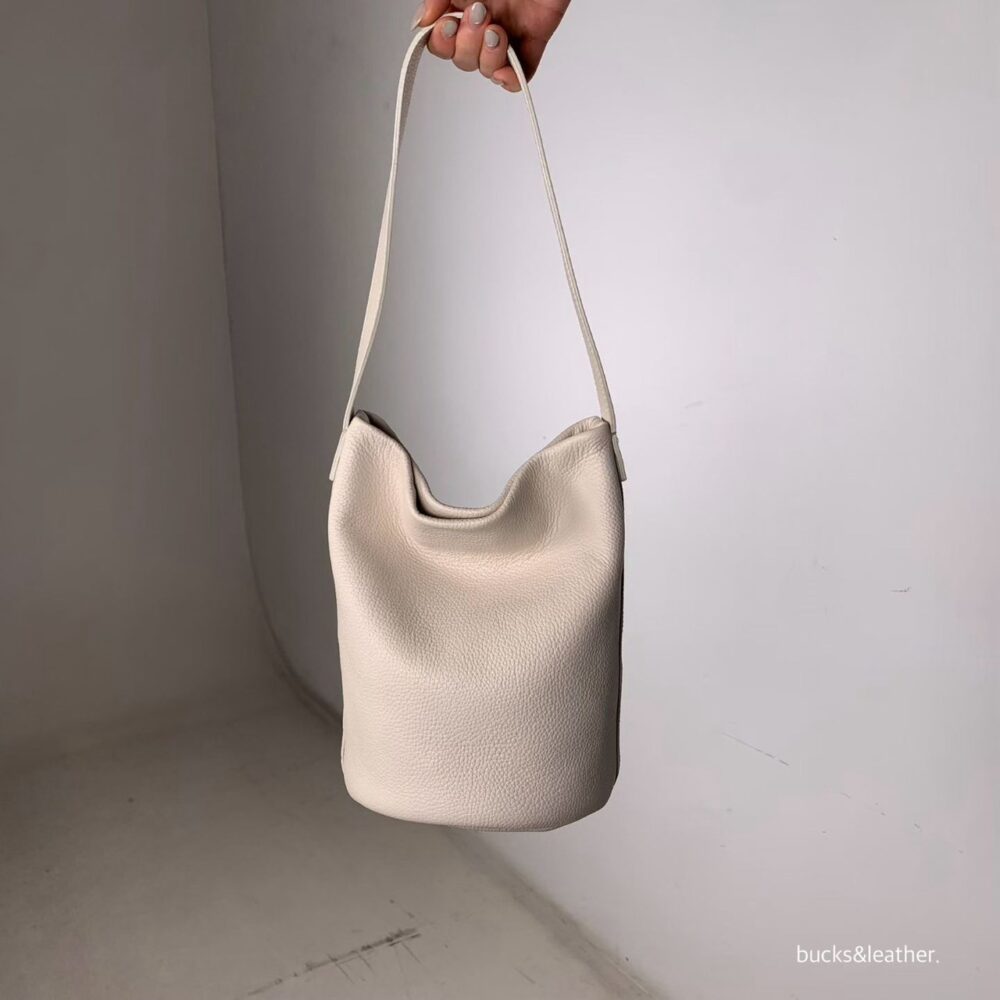 bucks&leather 寬肩帶水桶包