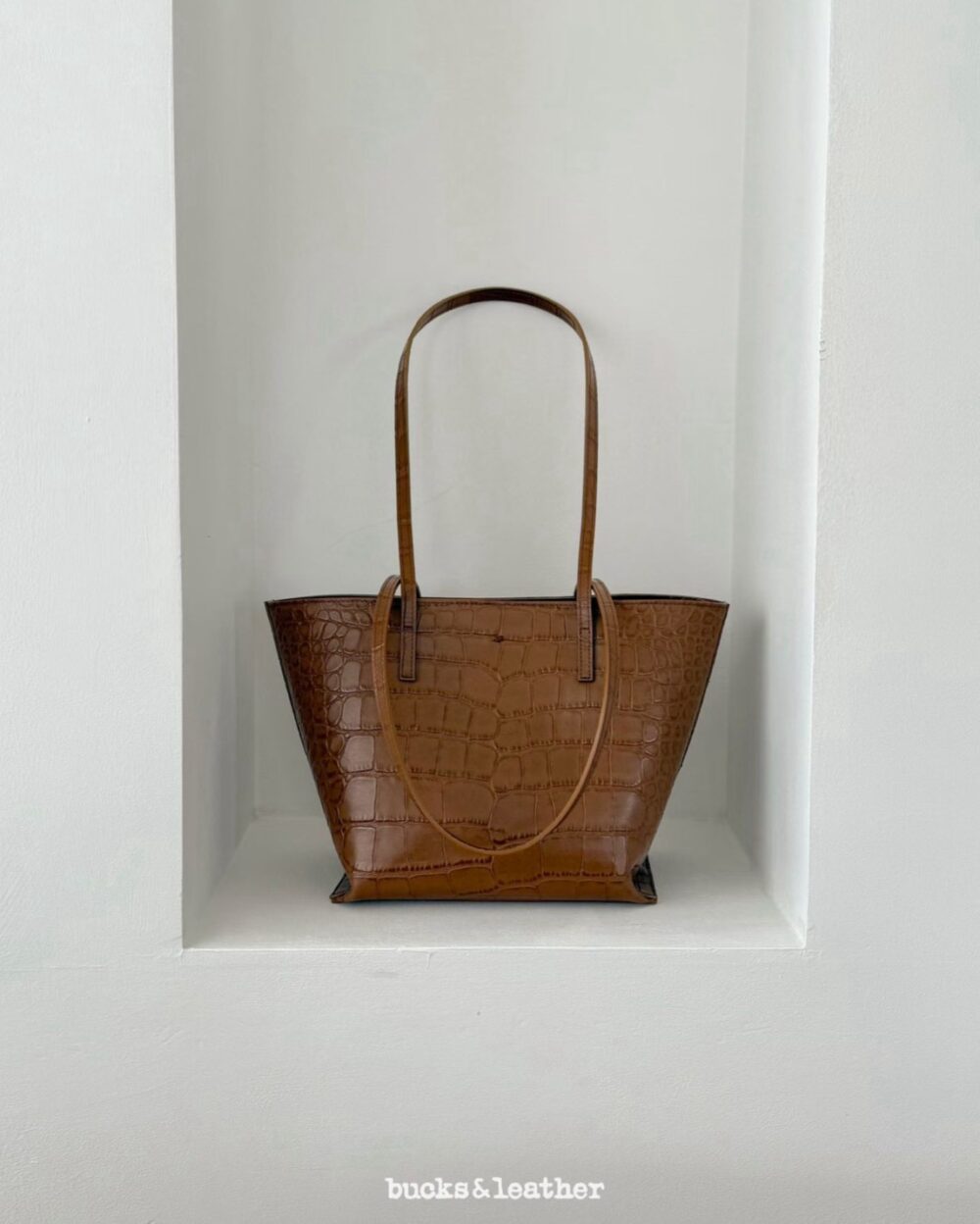 bucks&leather 牛皮托特包/小款