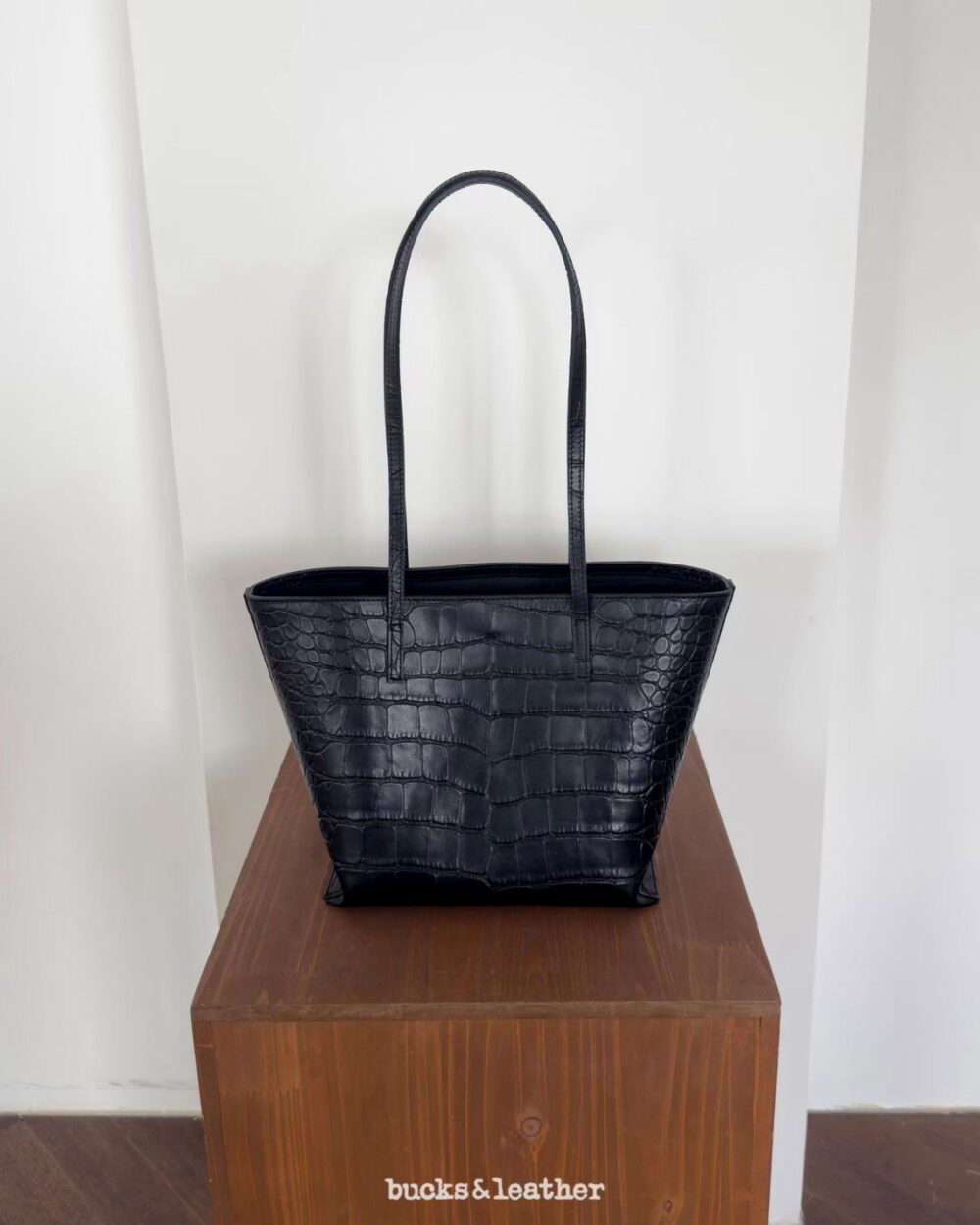 bucks&leather 牛皮托特包/小款