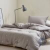 韓國棉被 深色系刺繡小白花四季被