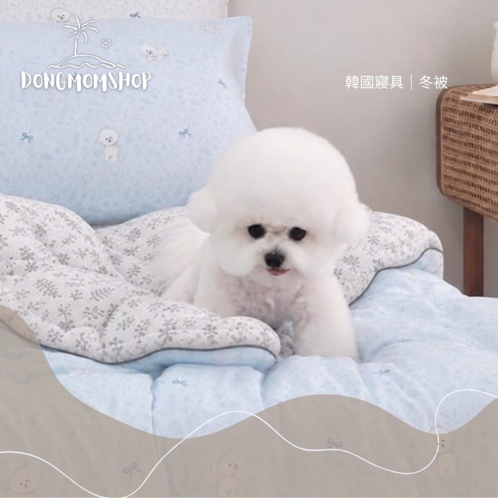韓國棉被 可愛比熊冬季絨毛被
