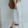 韓國女鞋 圓頭瑪莉珍平底鞋