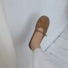 韓國女鞋 圓頭瑪莉珍平底鞋