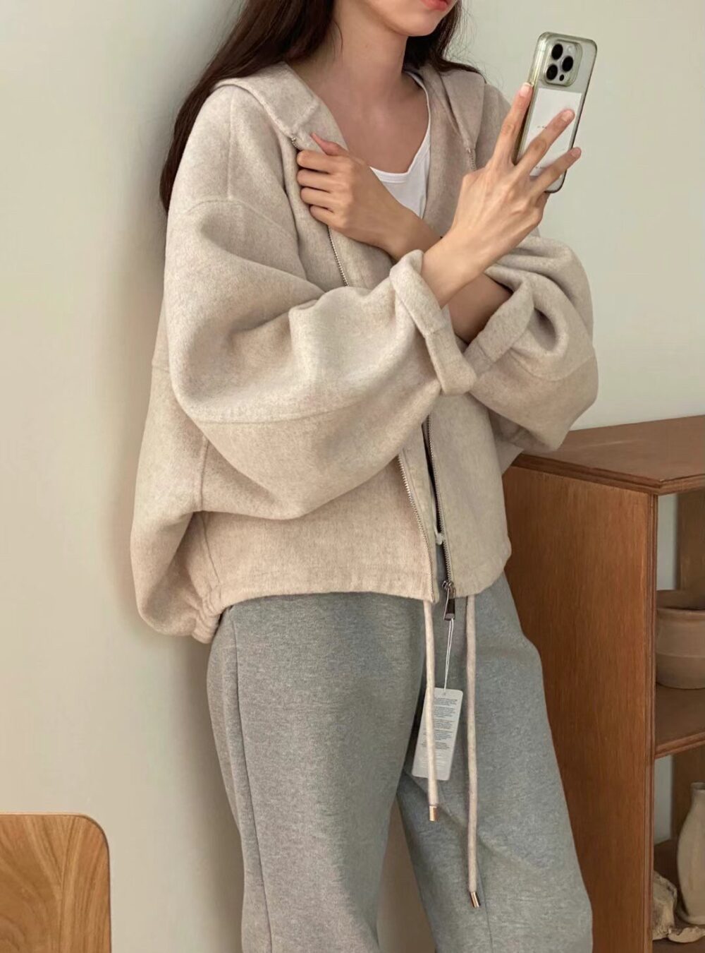 韓國女裝 手工羊毛外套 Handmade