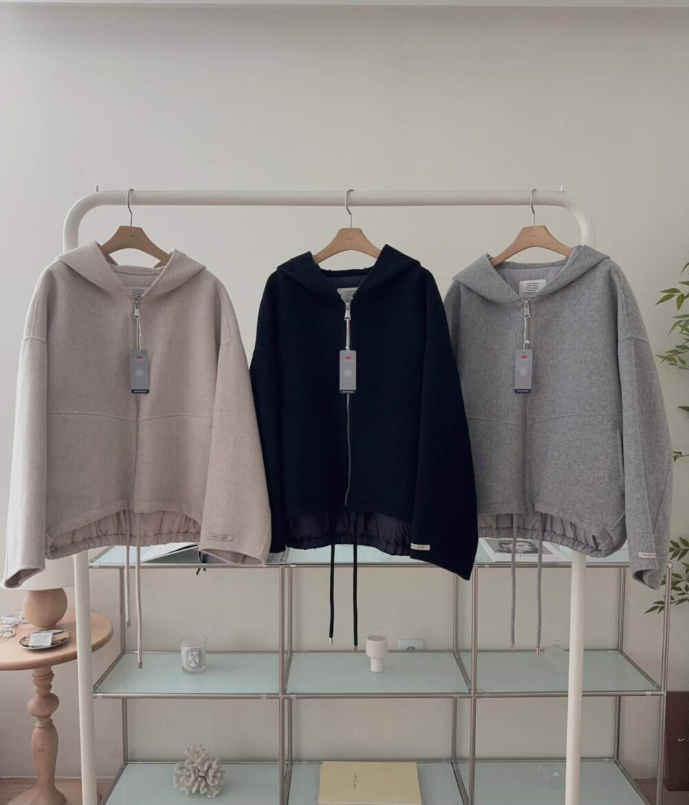 韓國女裝 手工羊毛外套 Handmade