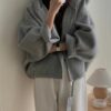 韓國女裝 手工羊毛外套 Handmade