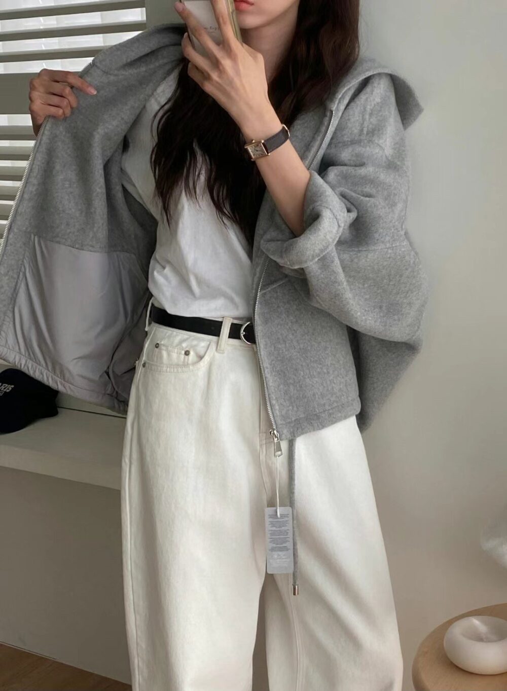 韓國女裝 手工羊毛外套 Handmade