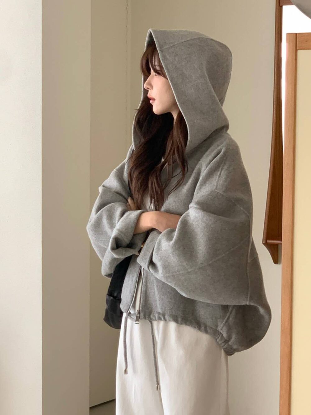 韓國女裝 手工羊毛外套 Handmade