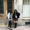 韓國女裝 雙面手工羊毛大衣外套