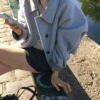韓國女裝 雙面手工羊毛大衣外套