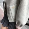 韓國女裝 雙面手工羊毛大衣外套