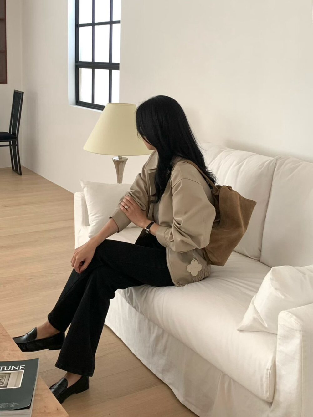 🍂牛麂皮手提包 側背包