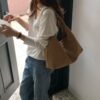 🍂 秋冬隨性麂皮包 肩背包