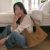 🍂 秋冬隨性麂皮包 肩背包