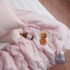 韓國棉被 蝴蝶結刺繡糖果四季被
