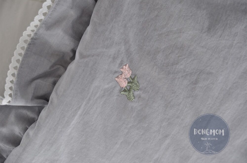 韓國棉被 小鬱金香刺繡高密度四季被