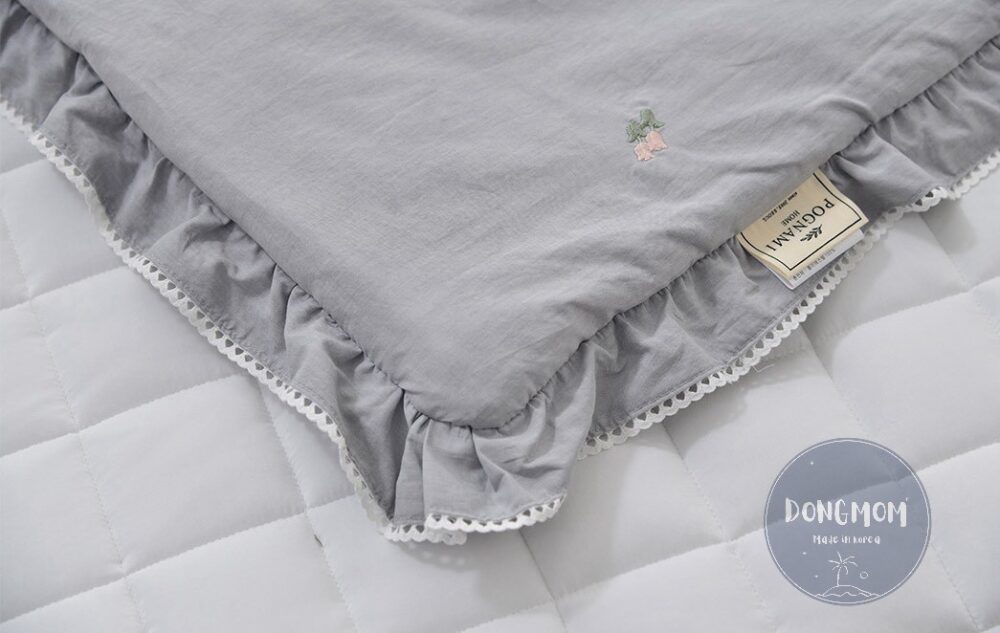 韓國棉被 小鬱金香刺繡高密度四季被