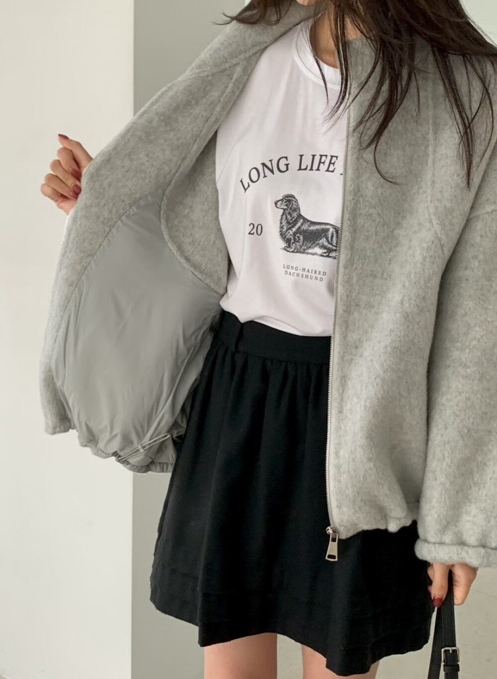 韓國女裝 手工羊毛外套 Handmade