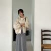 韓國女裝 手工羊毛外套 Handmade