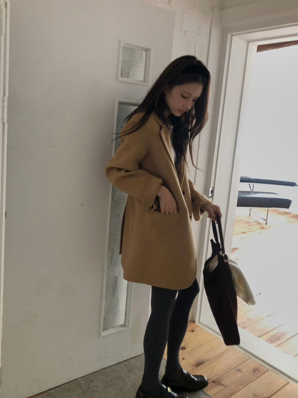 LINE_NOTE_261007_10 韓國女裝 羊絨保暖西裝外套