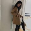 LINE_NOTE_261007_10 韓國女裝 羊絨保暖西裝外套