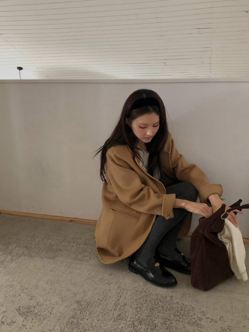 LINE_NOTE_261007_14 韓國女裝 羊絨保暖西裝外套