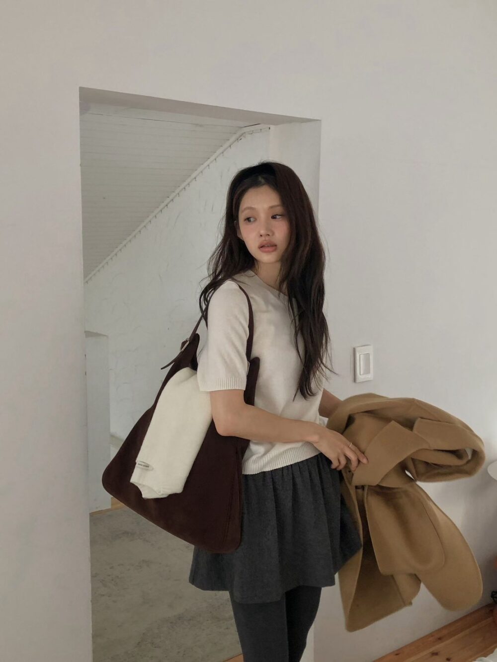 LINE_NOTE_261007_16 韓國女裝 羊絨保暖西裝外套